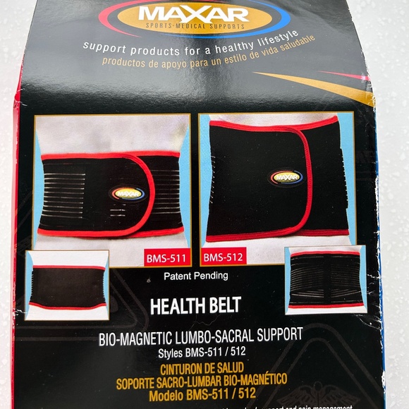 Maxar Bio-Magnetic Back Brace for Lower Back Pain Style BMS-511 Size XL - Picture 1 of 16